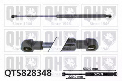 QUINTON HAZELL qts828348 -  Газовая пружина, крышка багажник